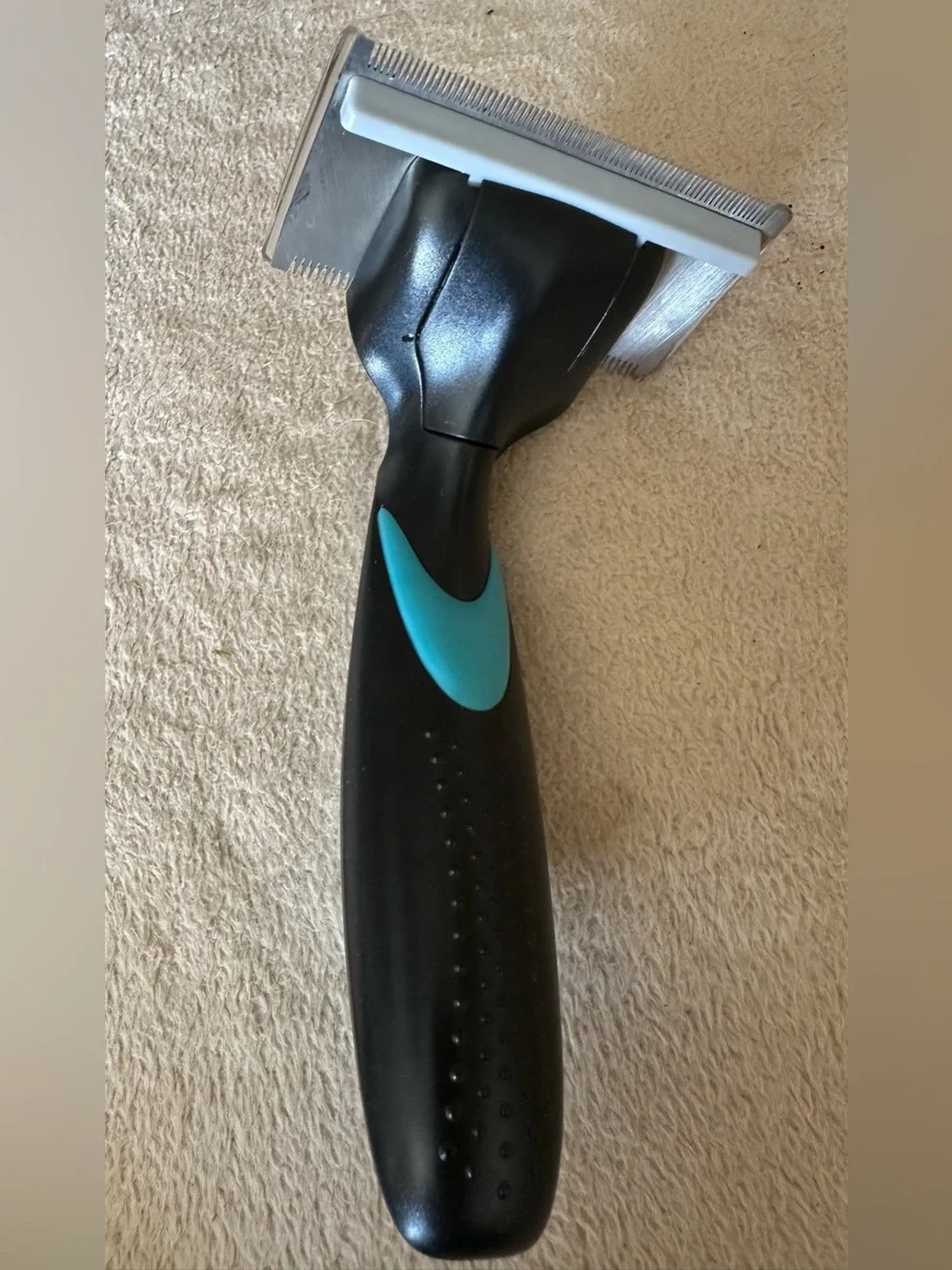 PET ZEN Pro Pet Shedding Tool for Dogs & Cats Dual Edge, Fur Ejection Button NIP